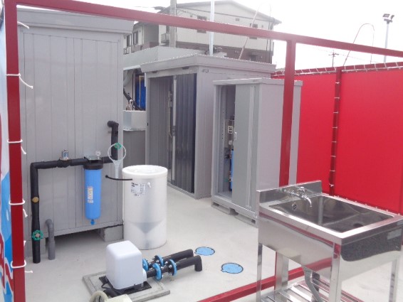 カー用品店様│愛知県 地下水を活用したセルフ洗車向け純水用水処理設備 導入事例