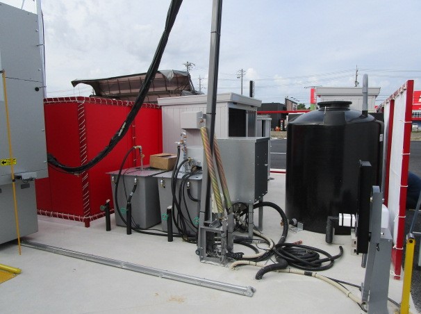 カー用品店様│愛知県 地下水を活用したセルフ洗車向け純水用水処理設備 導入事例_画像01