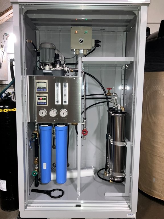 洗車機用純水器の設置工事｜熊本県 カーディーラー様_画像05