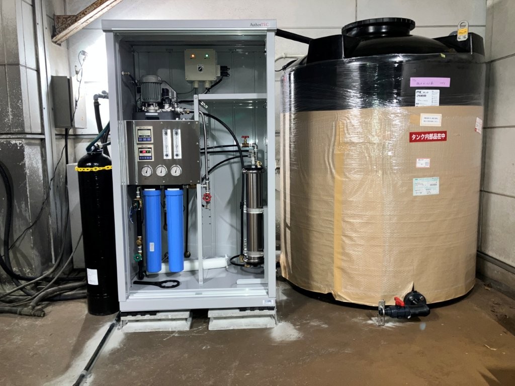 洗車機用純水器の設置工事｜熊本県 カーディーラー様